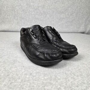 SAS Shoes Mens Size 12 W Black Leather Walking Comfort Oxford Casual Sneaker